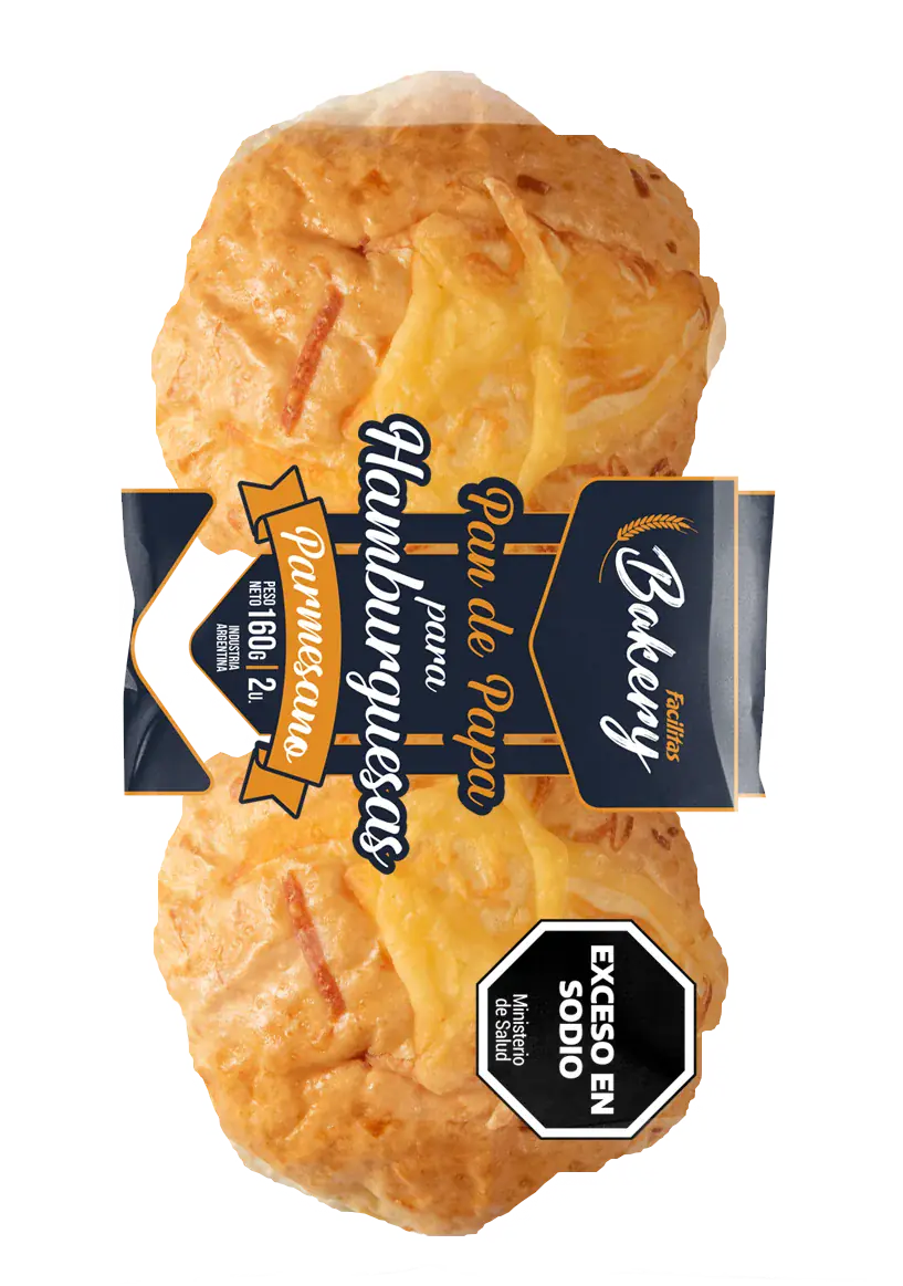 Pan p/ Hamb. - con parmes. - 2 x 160 g