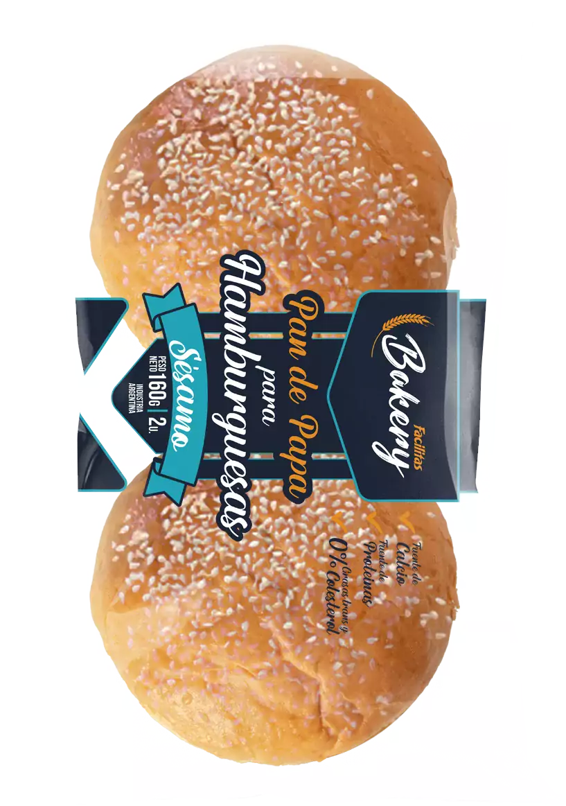 Pan p/ Hamb. - con semillas - 2 x 160 g