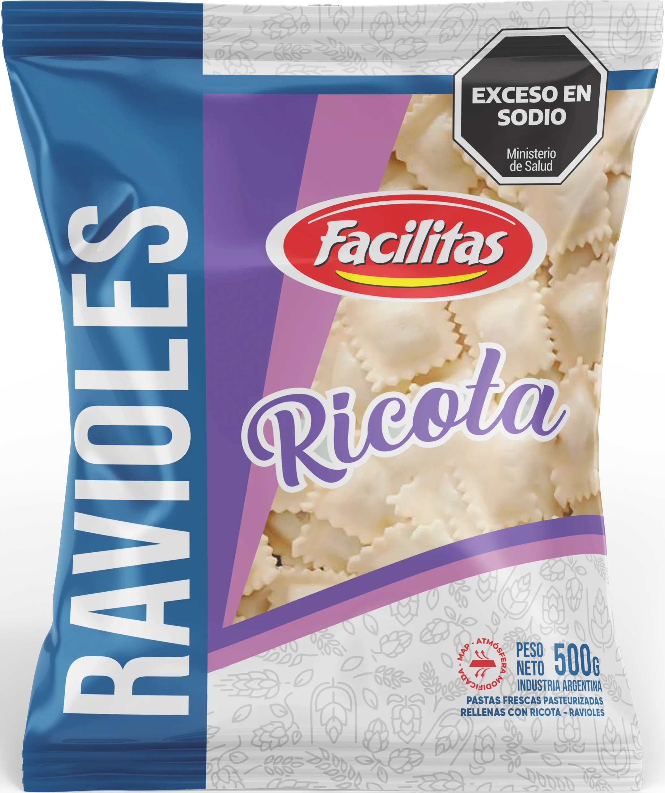 Ravioles ricota x 500 g