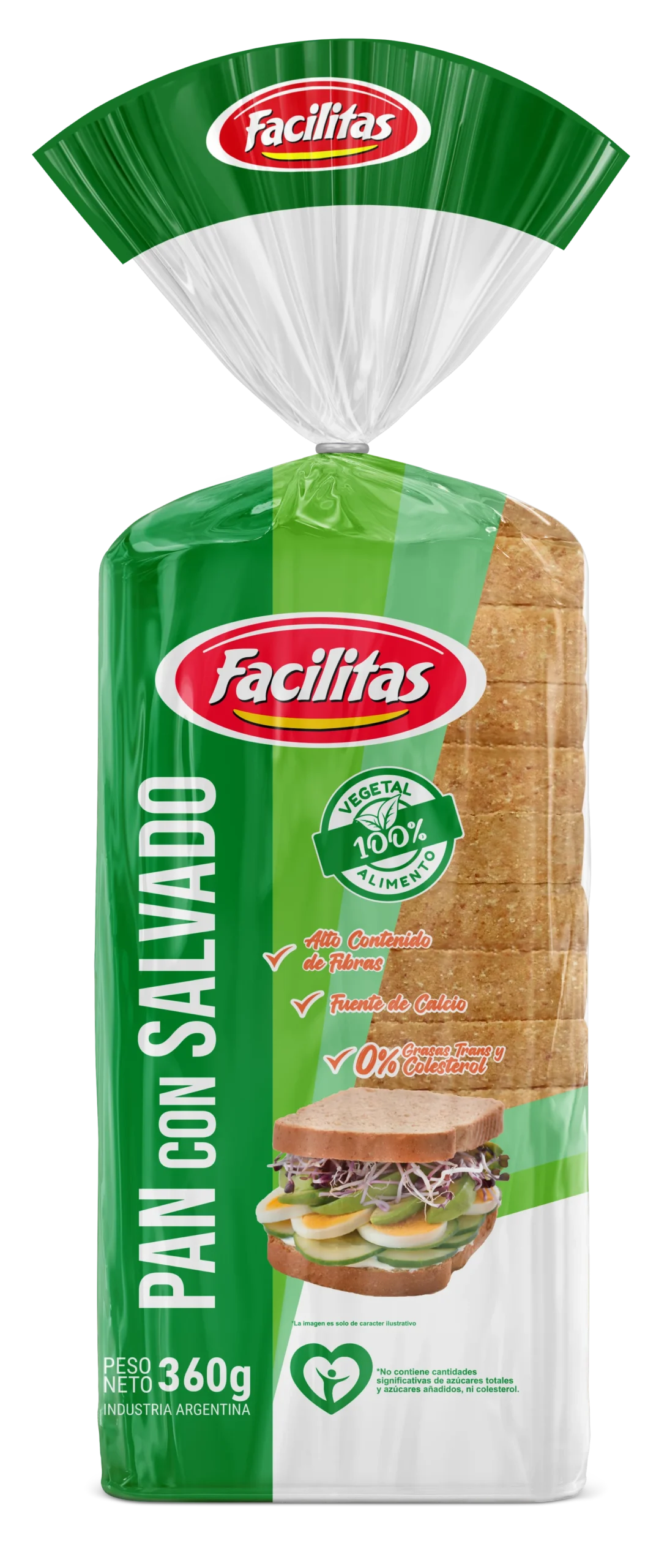 Pan Salvado Chico x 360 grs